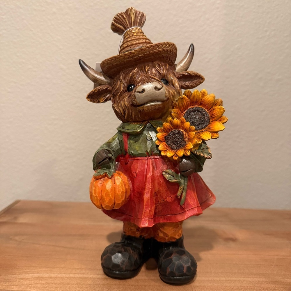 NWT Resin Harvest Highland cow bundle - Picture 7 of 14